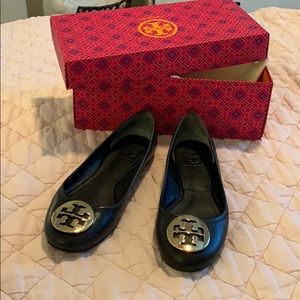 Black Tory Burch Flats